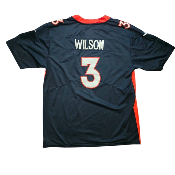 Nike Russell Wilson Denver Broncos Blue Orange Jersey Size XXL 2XL - Picture 6 of 13